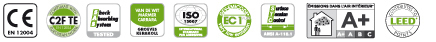 H40 Eco Marmorex Certificaat